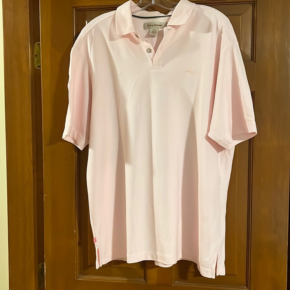 Light Pink Tommy Bahama Polo Shirt